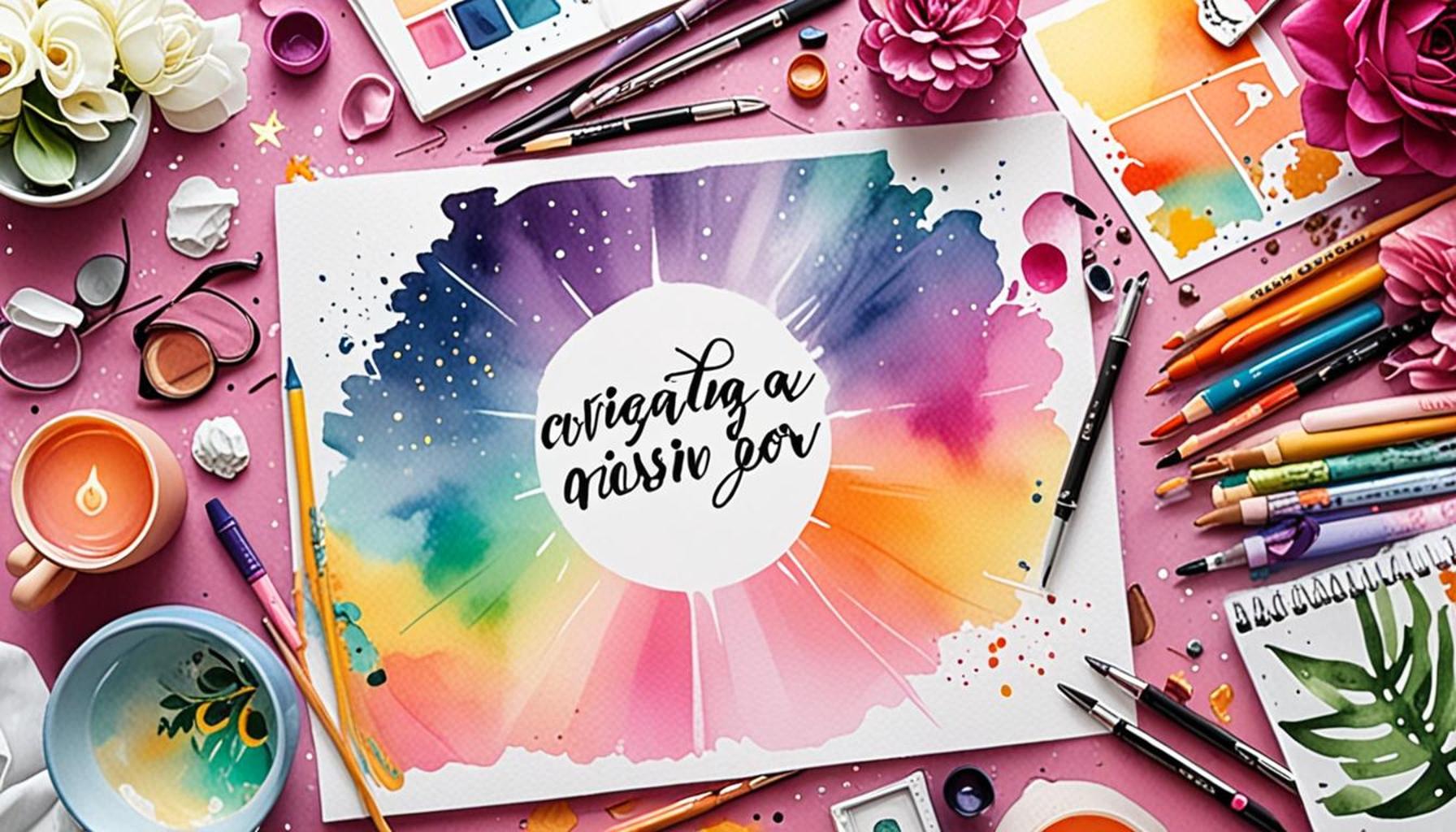 Creating a Vision Board with Positive Affirmations to Achieve Personal Goals